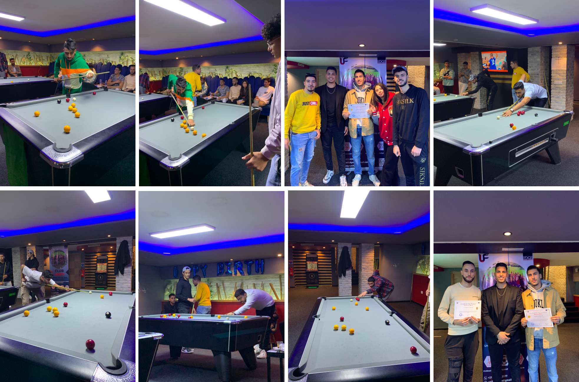 Tournoi de billard